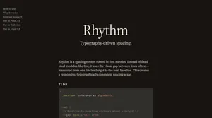 Сайт системы «Ритм»